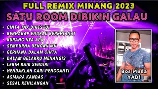 DUGEM REMIX MINANG FULL BASS 2023 || SATU ROOM DIBIKIN GALAU ( DJ FAJAR ZEN )