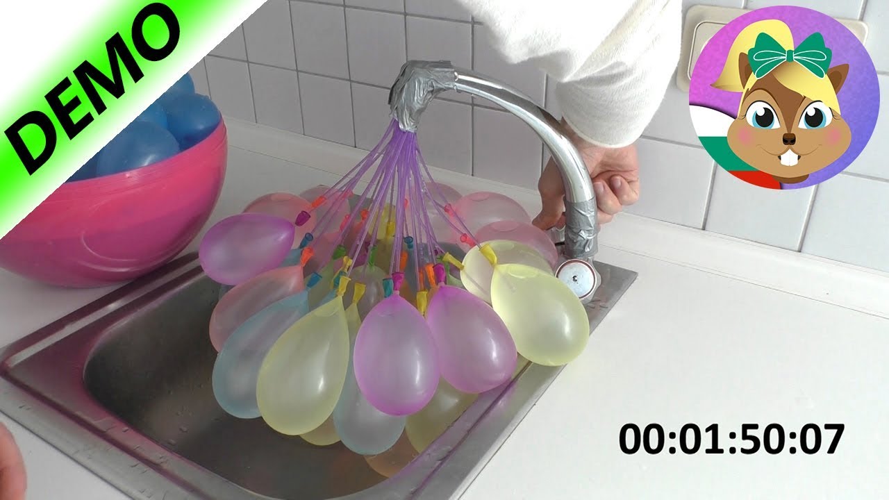 Кои балони се пълнят по-бързо? | Сравнение на водни бомбички | Пълним водни  бомби - YouTube