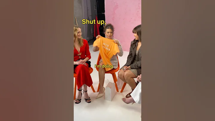 shirt exchange with the cast of Ginny & Georgia