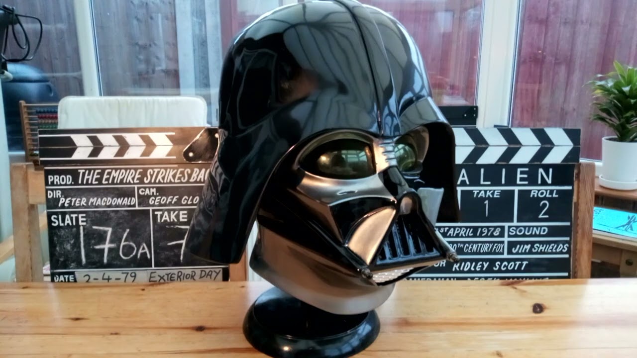 New to the collection. Star Wars ESB fibreglass Darth Vader helmet from Welsh FX 🎬 🎥