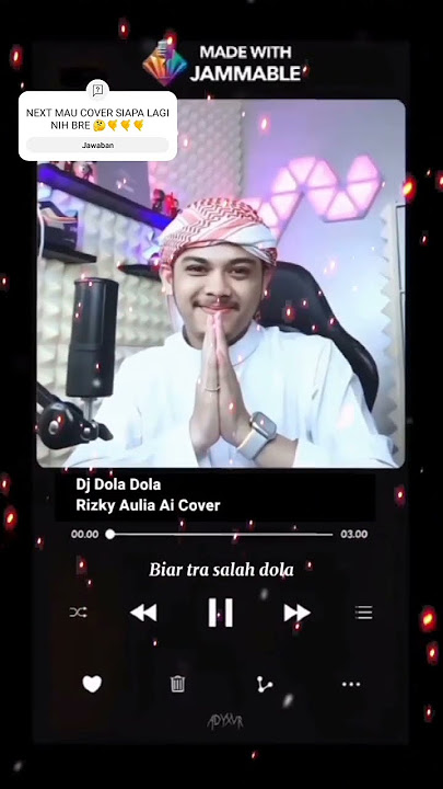 Lirik Lagu Dj Dola Dola Cover @Al-Rizky 🗿💪 #djdoladola #doladola #rizkyauliaaicover #rizkyaulia
