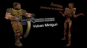 Quake weapon mod: Vulcan Minigun  (loud)