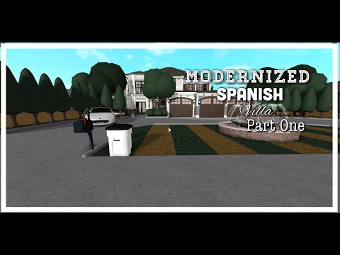 | Bloxburg | Modernized Spanish Villa Speedbuild Part One | 720k |