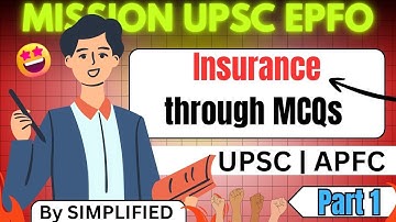 🔥Insurance MCQs for UPSC EPFO/APFC 2025 | 100% Scoring Concepts Explained Simply🔥