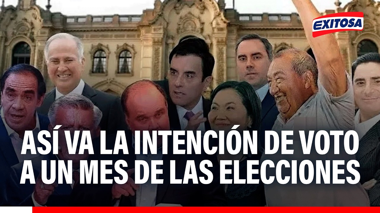 🔴🔵 RLA y Keiko Fujimori lideran intención de voto a un mes de las elecciones, según IPSOS