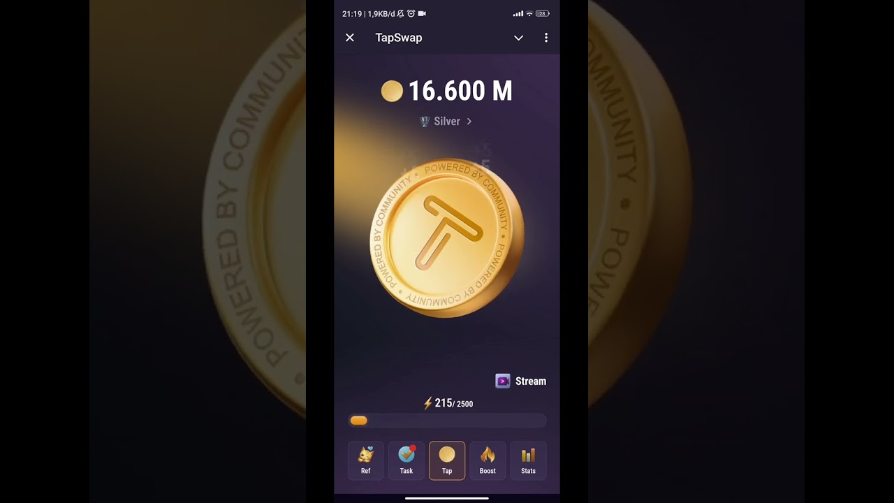 Tapswap(  Earn $2000+ Watcing Youtube)  Code Video 28 July 2024