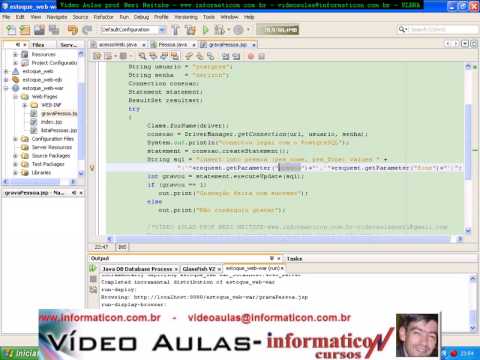 Aula 1905 - Jsp request getParameter para Gravar