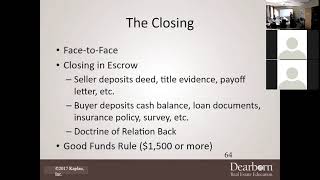 Real Estate Principles II - Chapter 22 Lecture