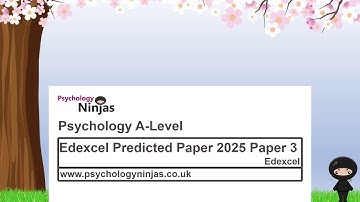 Edexcel Predicted Paper 2025 Paper 3