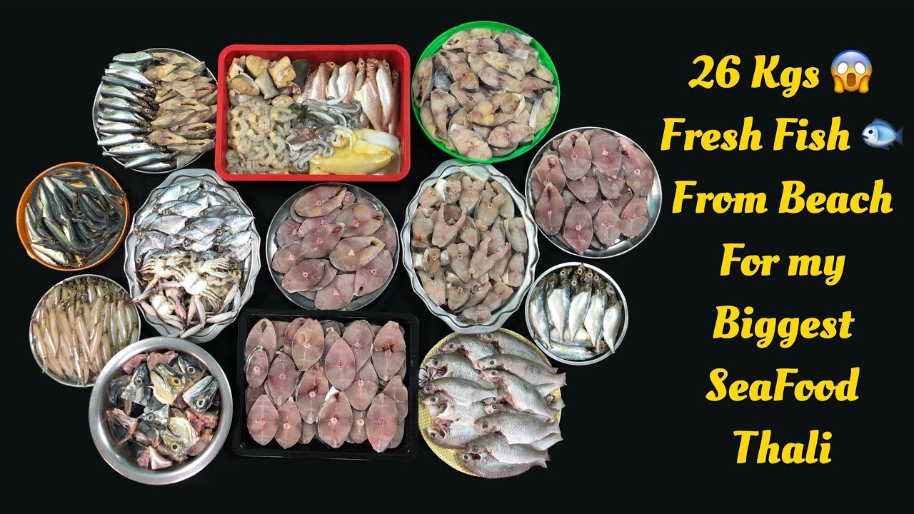 26 Kgs Fresh Fish Direct from Beach 😱😍😋 Chennai Kovalam Fish Market