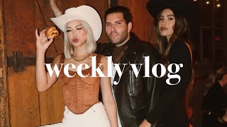 holidays with the fam, tom ford event, prepping for NY | weekly vlog