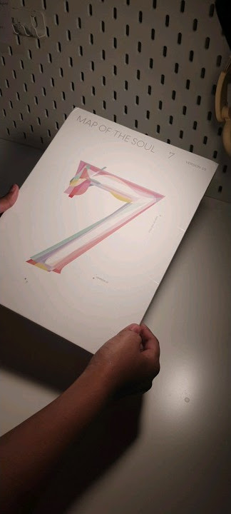 Map of the soul 7 album unboxing!! version 1 #bts #albumunboxing  #fyp