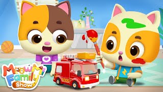 Learn Colors with POLICE CAR, AMBULANCE, FIRE TRUCK | Kids Songs | MeowMi Family Show