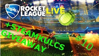 RAGE INCOMING XD | ROCKET LEAGUE LIVE #10 + STEAMKULCS GIVEAWAY