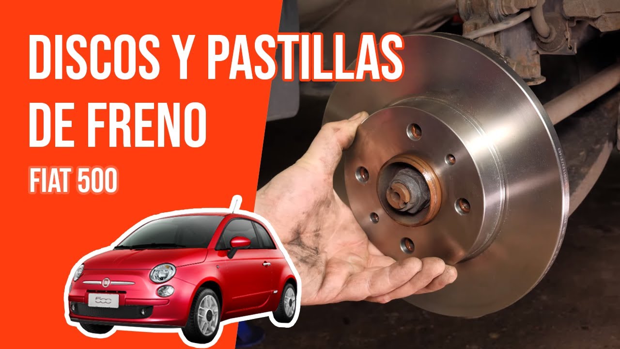 Cómo cambiar los discos y las pastillas de freno delanteros FIAT 500 🚗 