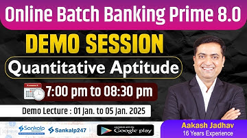 Quant Day 3 Demo Session || Basic Calculation || Banking Prime 8.0 || Aakash Jadhav