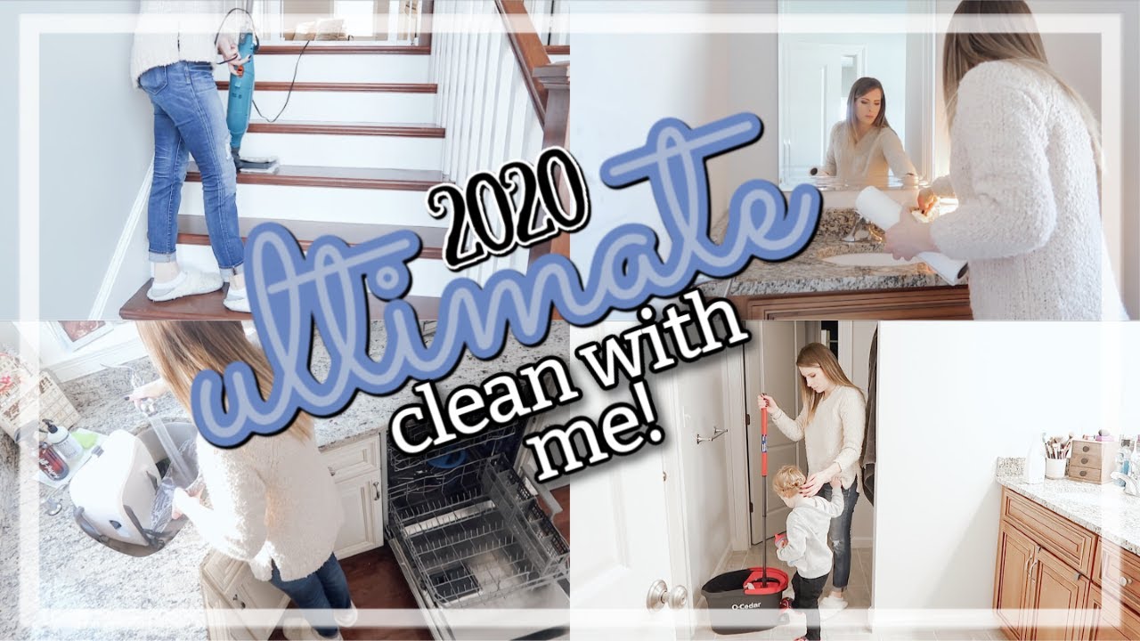NEW! ALL DAY ULTIMATE CLEAN WITH ME 2020 / EXTREME CLEANING MOTIVATION ...