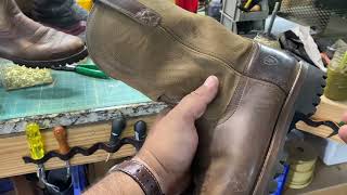 Ariat Cowboy Boots Trash? Can they Be Recrafted? #workboots #ariatboots #handmade #bootrepair