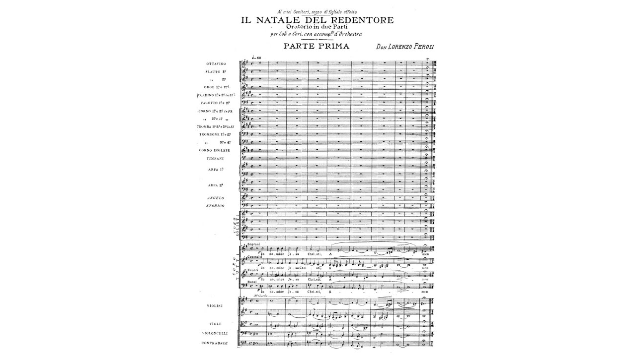 Lorenzo Perosi – Il Natale del Redentore