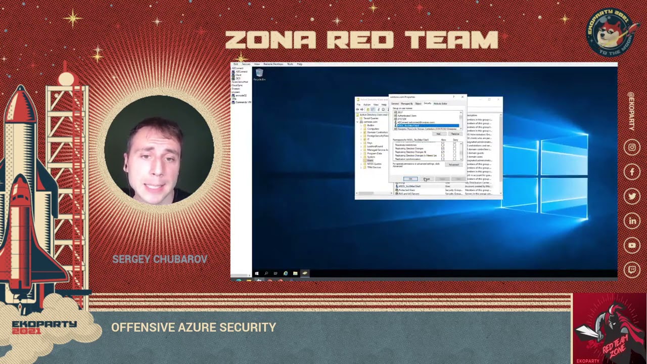 Offensive Azure Security ▪ Sergey Chubarov ▪ Ekoparty 2021: Red Zone Space