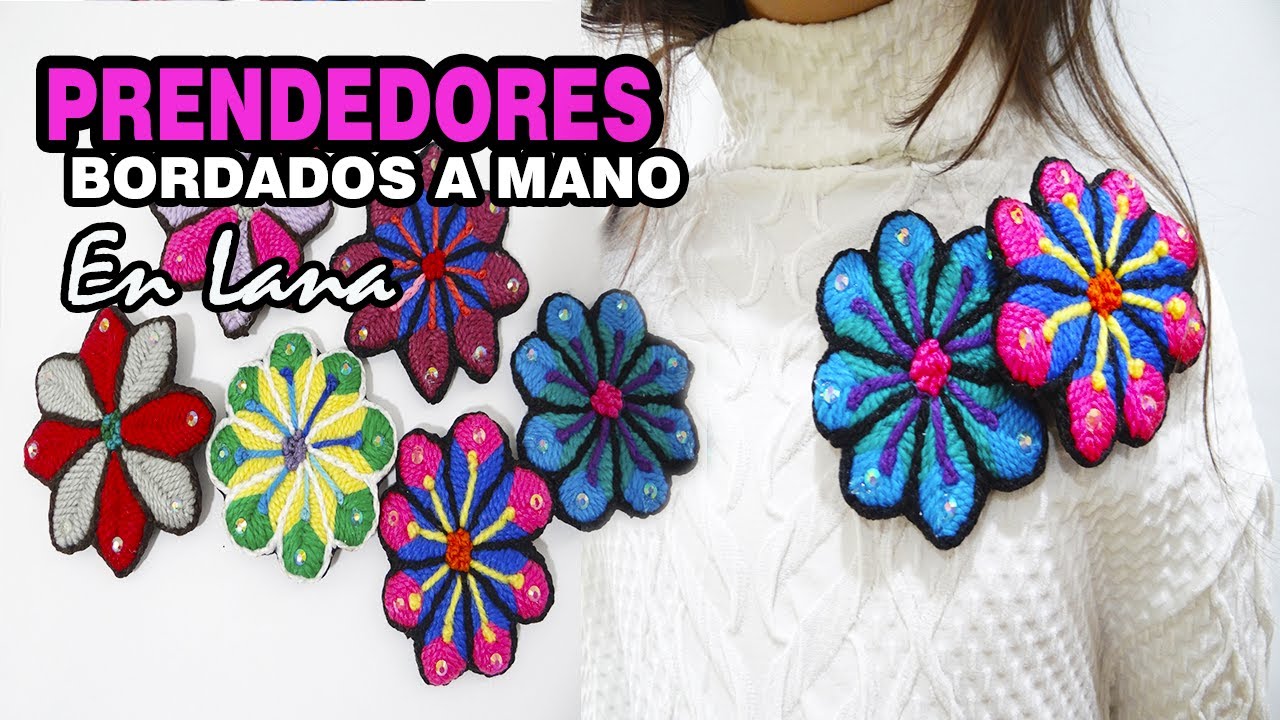 💕 O BROCHES A MANO ❤ Accesorios Hechos a mano inspirados en flores peruanas - YouTube