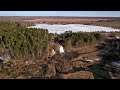 Глубокое,  водопад весной