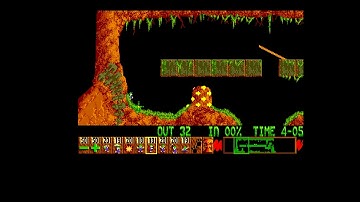 Lemmings Tricky Level 9 Walkthrough Amiga