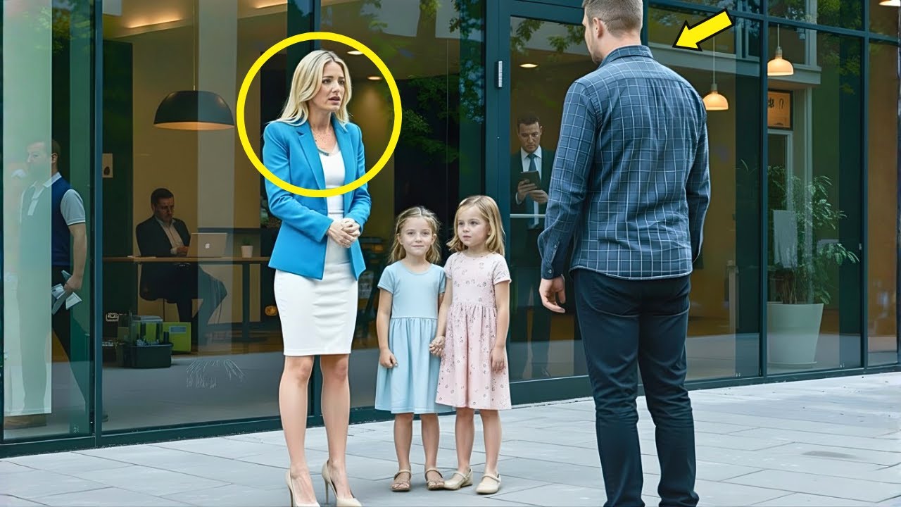 „Kannst du 5 Minuten der Vater meiner Töchter sein?“ – fragte die Millionärin, und seine Antwort …