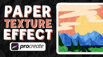 Easy Paper Texture Effect in Procreate + Free Brush