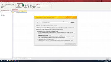 Access  - importowanie tabel i tworzenie relacji