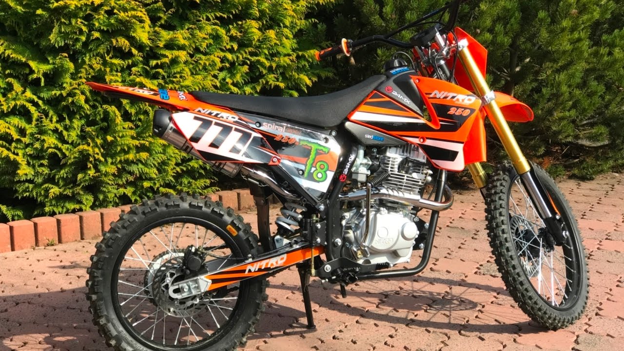 ▻ MODIFIED NITRO MOTORS HURRICANE 250cc, 5 GEAR [4 STROKE] DIRT BIKE◅