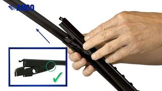 How to Install ANCO Contour Wiper Blades (OE Pinch Tab/Pinch Tab Button Connection)