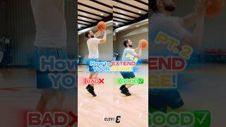 How to EXTEND your range! Pt. 2🔑‼️ #basketballtrainer #basketball