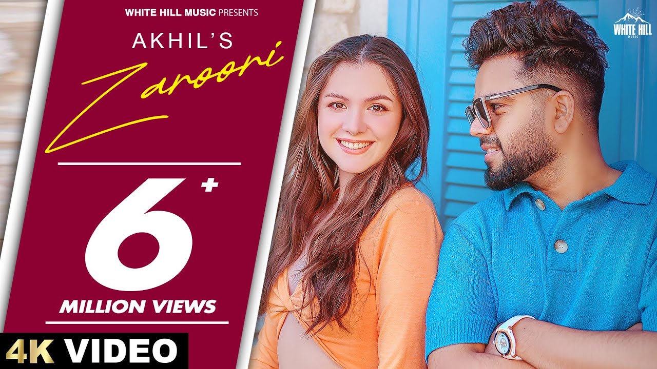 AKHIL  Zaroori Full Video Punjabi Songs 2023  Love Songs  Punjabi Songs This Week  Akhil Songs