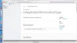 iOS 10 Quick Action(3D Touch) Swift-3 xCode 8