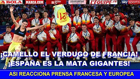 🔥 ASI REACCIONA PRENSA FRANCESA y EUROPEA a MEDALLA de ORO ESPAÑA vs FRANCIA JUEGOS OLIMPICOS 2024
