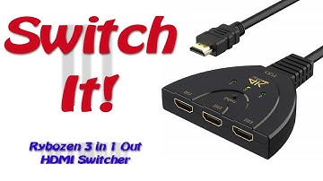 Rybozen 3 in 1 Out HDMI Switcher