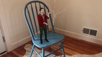 Me, turned into a hologram, and then an AR experience.