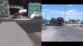 ROBLOX Crash Town vs Real Life Train Crashes - Gameplay with Trains Crashing #6 screenshot 4