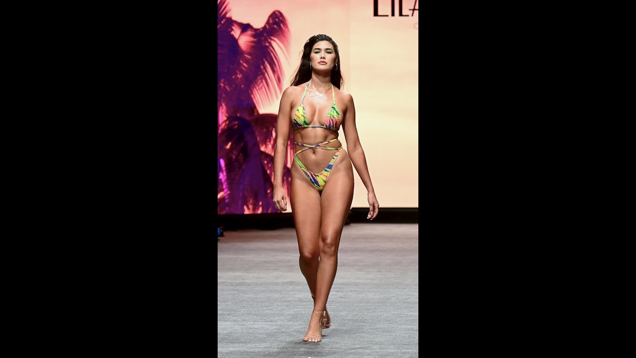 4K Vertical] Lila Nikole Swimwear Part-1 In Slow Motion | Miami Swim Week 2023