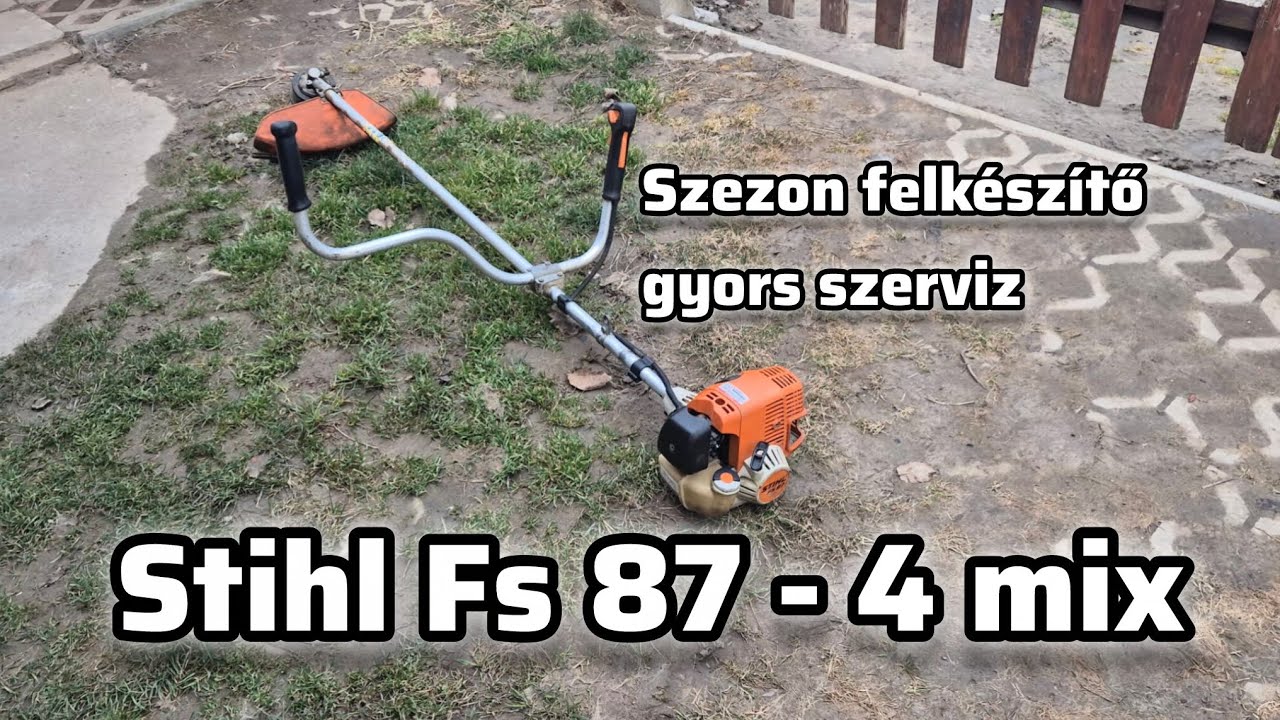 Stihl Fs 87 szervizelés  | 4 mixes az asztalon |