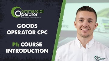 Part 1: Course Introduction (Transport Manager CPC at COTS Training)