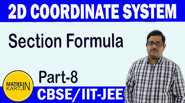 Problems on Section Formula | PART-08 | Coordinate System Class-11 CBSE/JEE Maths