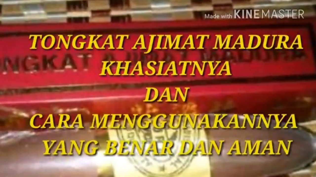 Tongkat Ajimat Madura Ibu Maemunah Cara Pakai Tongkat Ajimat Madura Youtube