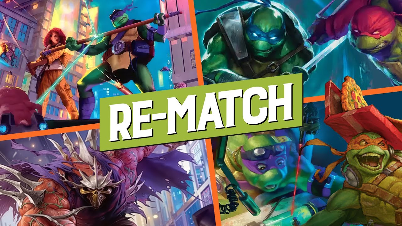 RE-MATCH! Donnie & April, Leo/Raph, Mikey/Donnie, Super Shredder | TMNT Commander Gameplay thumbnail