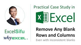 Remove Any Inconsistent Blank Rows and Columns in Excel