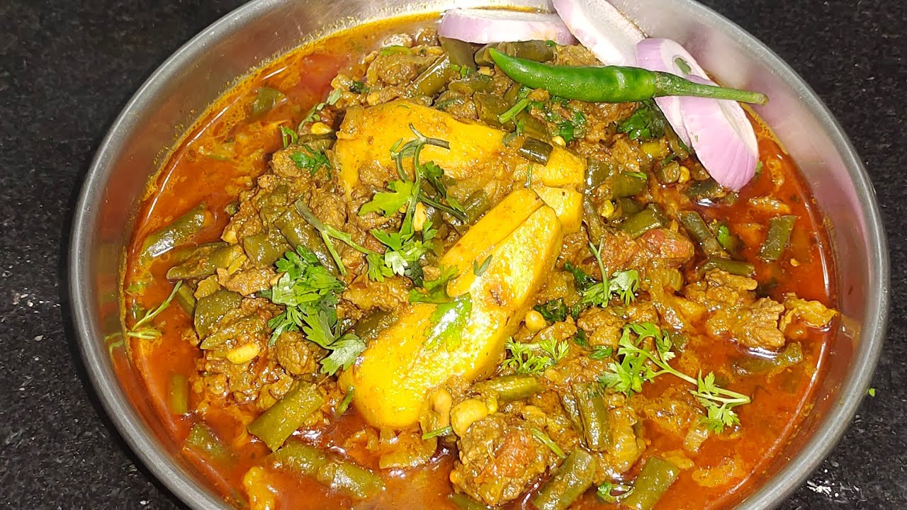 Mutton Boda ki sabji recipe mutton lobia ki chatkare dar masaledar sabji recipe 👍
