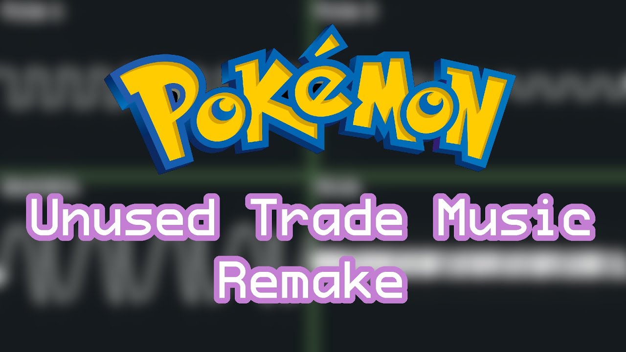 Pokémon Red/Blue - Unused Trade Theme (Remake) ▶【Oscilloscope View】