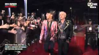 141203 Gdragon  Taeyang  2014 Mama Red Carpet