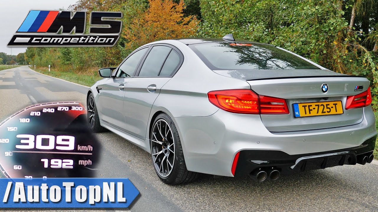 BMW M5 F90 Competition 0-309KMH 0-192MPH ACCELERATION & TOP SPEED by AutoTopNL -